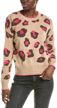 Brodie Wool & Cashmere-Blend Intarsia Leopard Jumper