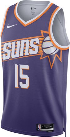 Nike Devin Booker Phoenix Suns Icon Edition Nike Mens Dri-FIT NBA Swingman Jersey in Purple | DV4855-577