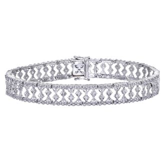 Diamant L'éternel 9ct witgouden diamanten damesarmband