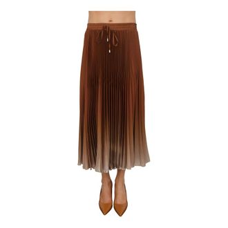 Ermanno Scervino Gonna Firenze - female - Ermanno Scervino - Midi Skirts - Brown - L - Skirts