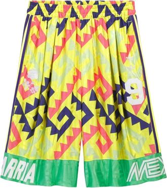 adidas x Chavarria AOP Goalkeeper Short Asia Sizing Solar Lemon Pure Purpl Solar Turbo KU7804