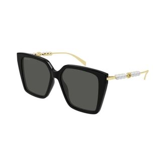 Gucci Sunglasses, female, Black, 54 MM, Square Frame Sunglasses