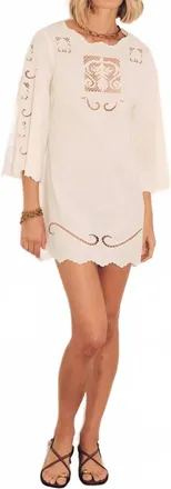 Carolina K Lumi Short Dress In White