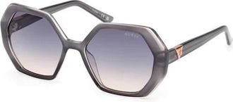Guess Gu 7879 20W Zonnebril - Dames - Zonnebrillen - Grijs - 54 MM - Accessoires