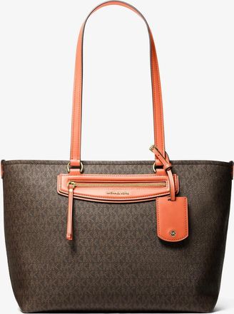 Michael Kors Jet Set Travel Medium Signature Logo Tote Bag