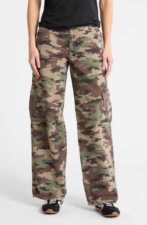 Levi's Superlow Loose Fit Cargo Pants in Waller Camo Covert Canvas at Nordstrom Rack, Size 25 32