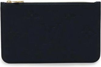 Louis Vuitton Pre-owned Clutches, female, Blue, Size: ONE SIZE Pre-owned Monogram Empreinte Pouch