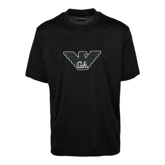 Emporio Armani T-shirts - Heren - T-shirts - Zwart - L - Katoen - Tops