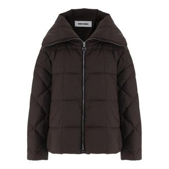 Ienki Ienki Ienki Ienki, Jassen, Dames, Bruin, S, Nylon, Cozy Arco Jacket
