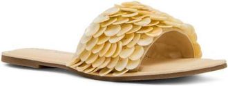 Anne Klein Brianne Slide Sandal in Ivory Shells at Nordstrom, Size 11