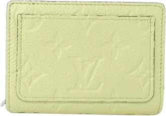 Louis Vuitton Pre-owned Wallets, male, Green, Size: ONE SIZE Pre-owned Monogram Empreinte Leather Wallet