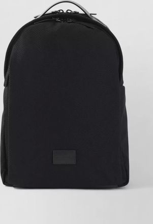 Giorgio Armani mesh and leather backpack