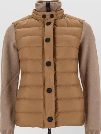 Moncler down fitted jacket