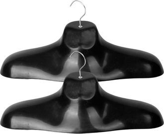 OEM Lot De 2 Cintres Plastique Extra-&eacute;pais &Eacute;paules Larges, Usage Quotidien Adulte, Type Mannequin Masculin
