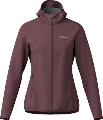LOEFFLER Hooded Jacket North Airblocc Light Softshelljacke f&uuml;r Damen | lila