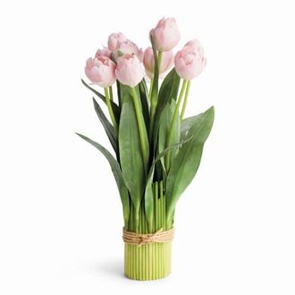 Napa Home & Garden Peony Pink Plastic Tulip Bundle Drop-In 19 at Nordstrom