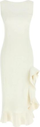 Pinko Flipper Dress - Dames - Feestkleedjes - Wit - M - Kleedjes