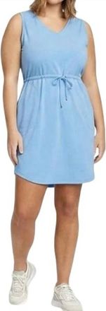 Eddie Bauer Sleeveless Departure Tank Mini Dress - Plus In Light Blue