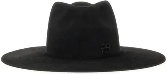 Ruslan Baginskiy Black Logo Fedora Hat