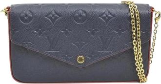 Louis Vuitton Pre-owned Vintage Cross Body Bag - Dames - Vintage Schoudertas - Blauw - ONE Size - Vintage