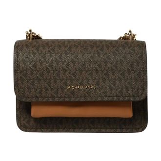 Michael Kors Cross Body Bags, female, Brown, Size: ONE SIZE Claire Crossbody Bag