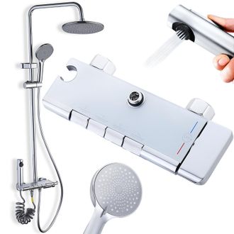 OEM Juego De Ducha Heckermann Cs18 Plateado