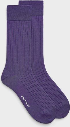 Le 31 Mens Stretch ribbed dress socks