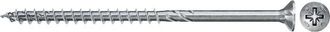 Fischer 500x Power-fast Ii Fpf Ii Czp 4,5 X 40 Mm Bc Cabeza Avellanada Con Ranura Cruciforme Pz2 Rosca Parcial Galvanizado Pasivado Azul - 670311
