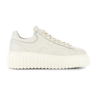 Hogan H-Stripes - Dames - Sneakers - Beige - 40 EU - Leer - Schoenen