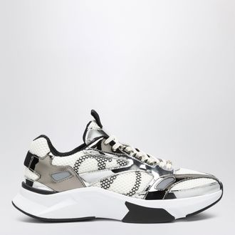 Valentino Garavani Sneakers Demivee avorio e argento
