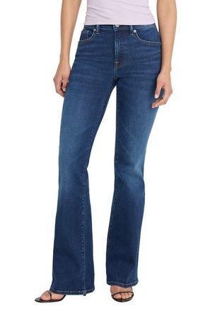 Good American Compression Good Legs Flare Jeans in Indigo1229 at Nordstrom, Size 14