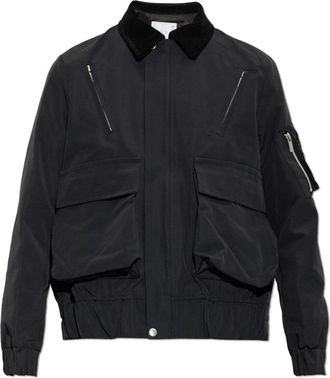 sacai Jas met Meerdere Zakken - Heren - Zomerjassen - Zwart - M - Katoen - Jassen