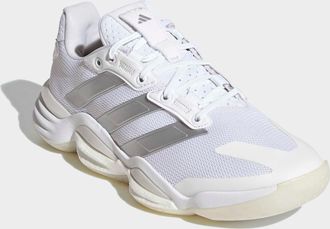 adidas Hallenschuh ADIDAS PERFORMANCE STABIL 16 INDOOR, Damen, Gr. 43, weiss (ftwwht, silbermet, greone), Synthetik, Textil, Schuhe Hallenschuh, Handballschu