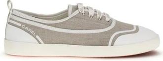 Carel Sol Katoenen Lage Sneakers - Dames - Sneakers - Beige - 37 EU - Katoen - Schoenen