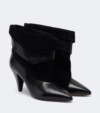 Isabel Marant Botines Lyone de piel y ante