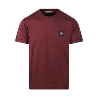 Stone Island T-Shirts, male, Red, Size: L V0012 SS T-Shirt