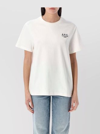 A.P.C. ribbed cotton jersey t-shirt