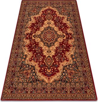 RugsX Rugsx - Alfombra De Lana Polonia Kr&oacute;lewski Borgo&ntilde;a Red 300x400 Cm