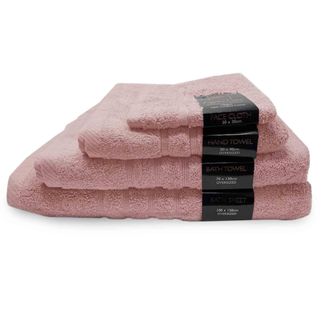 Lewis's Luxury Egyptian 100% Cotton Towel Range - Blush Pink - Bath Sheet | TJ Hughes