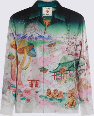 Casablanca Multicolor Silk Shirt