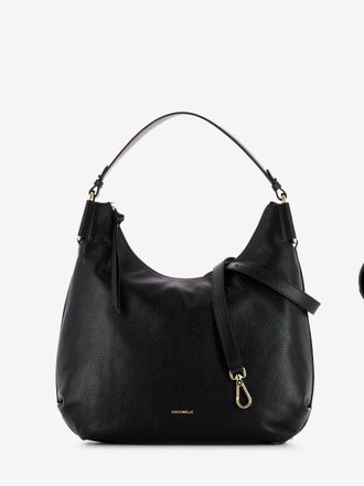 Coccinelle Handbag Rebekka grained leather noir