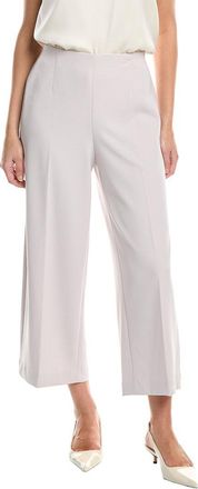 Anne Klein High Rise Pull-On Wide Leg Crop Pant