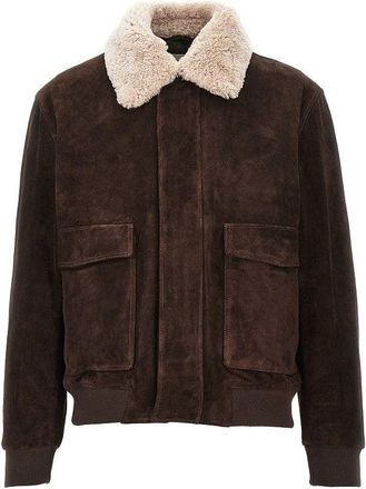 Arma Bari suede leather bomber jacket Man 48