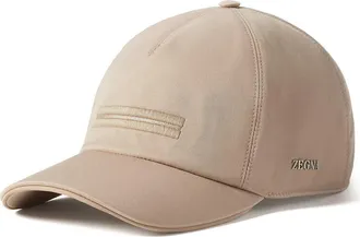 Ermenegildo Zegna Baseball Cap in Light Taupe at Nordstrom, Size X-Large