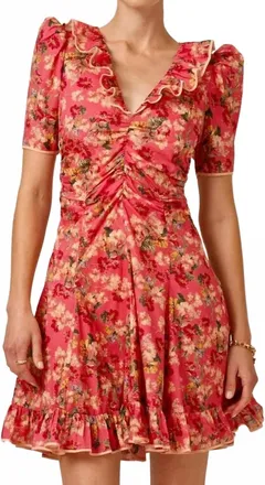 byTiMo Cotton Party Mini Dress In Crush