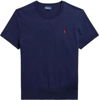 Polo Ralph Lauren T-Shirts, female, Blue, Size: XS Stylish Vesta