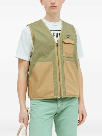 Human Made Gilet con scollo a V - Verde