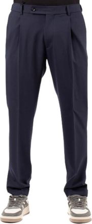 Berwich Bn 7000Xxretro Broek - Heren - Nette broeken - Blauw - L - Broeken