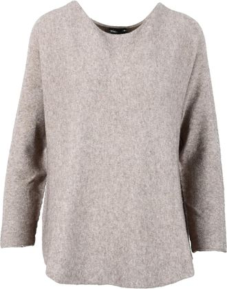 Spadalonga Turquoise Fuzzy Crewneck Sweater