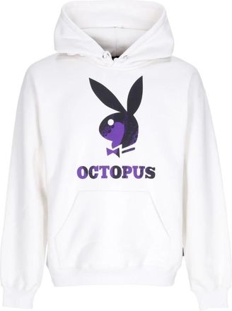 Octopus Playboy Logo Hoodie Wit - Heren - Hoodies - Wit - L - Katoen - Hoodies & sweatvesten